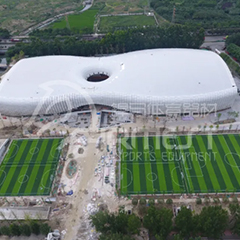 成都大運會新建場館——新都香城體育中心圍網(wǎng)選用制造！